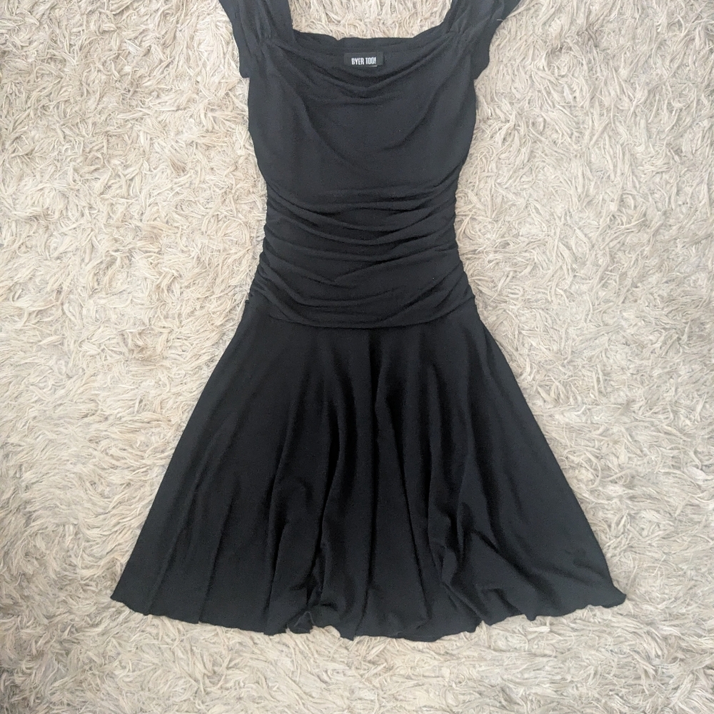 Byer Too Little Black Dress Ruched Fit & Flare Size Small